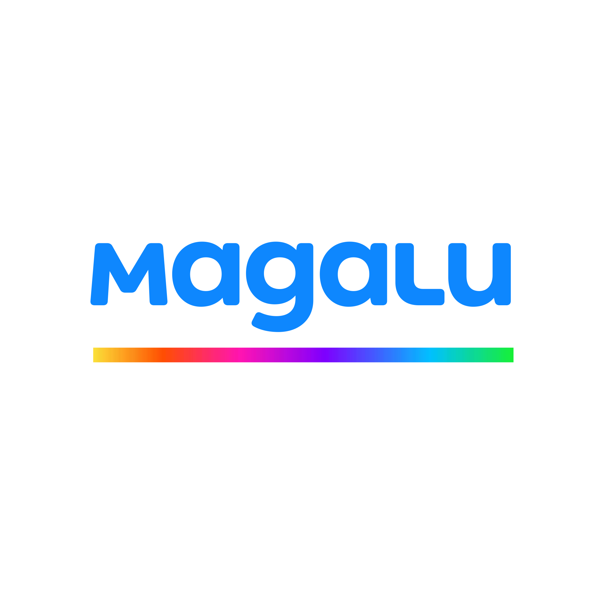 Logomarca da loja Magalu