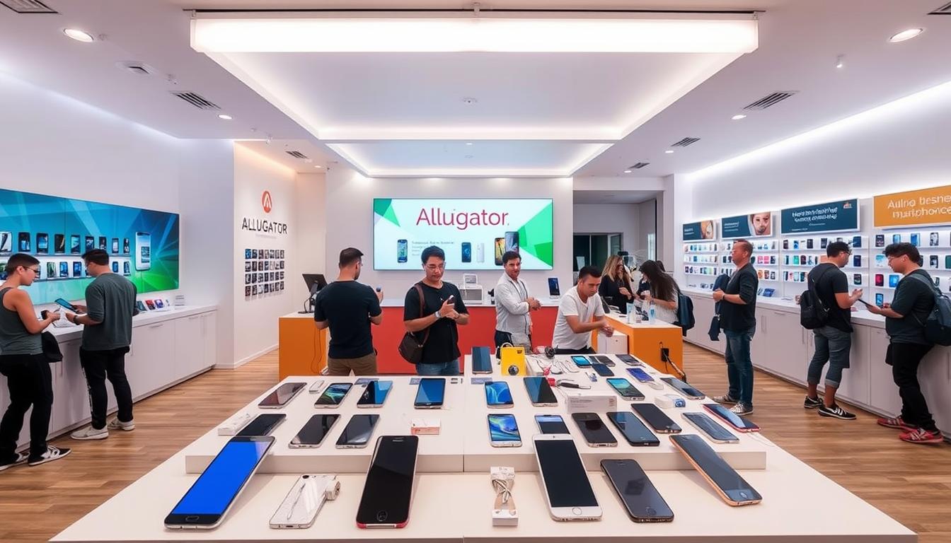Allugator serviços de aluguel de smartphones