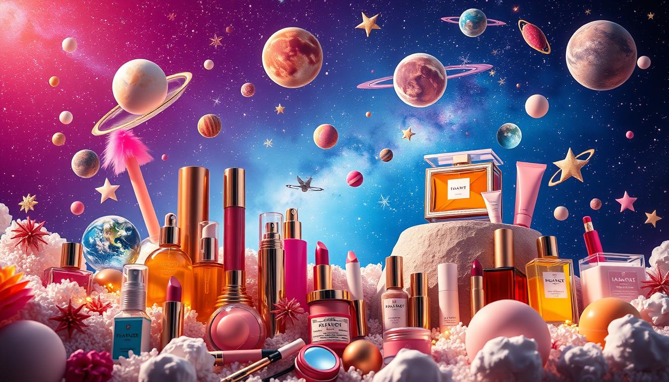universo de produtos de beleza