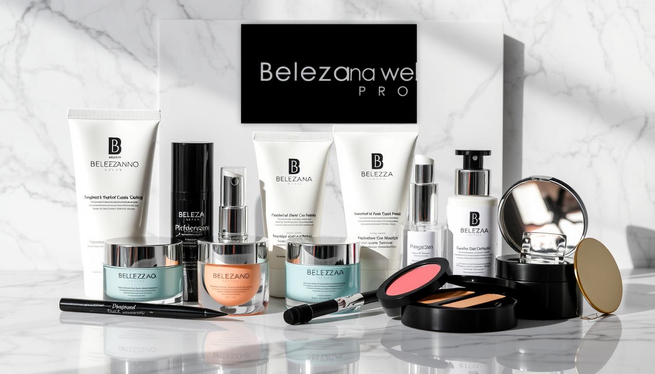 Portfólio de produtos de beleza