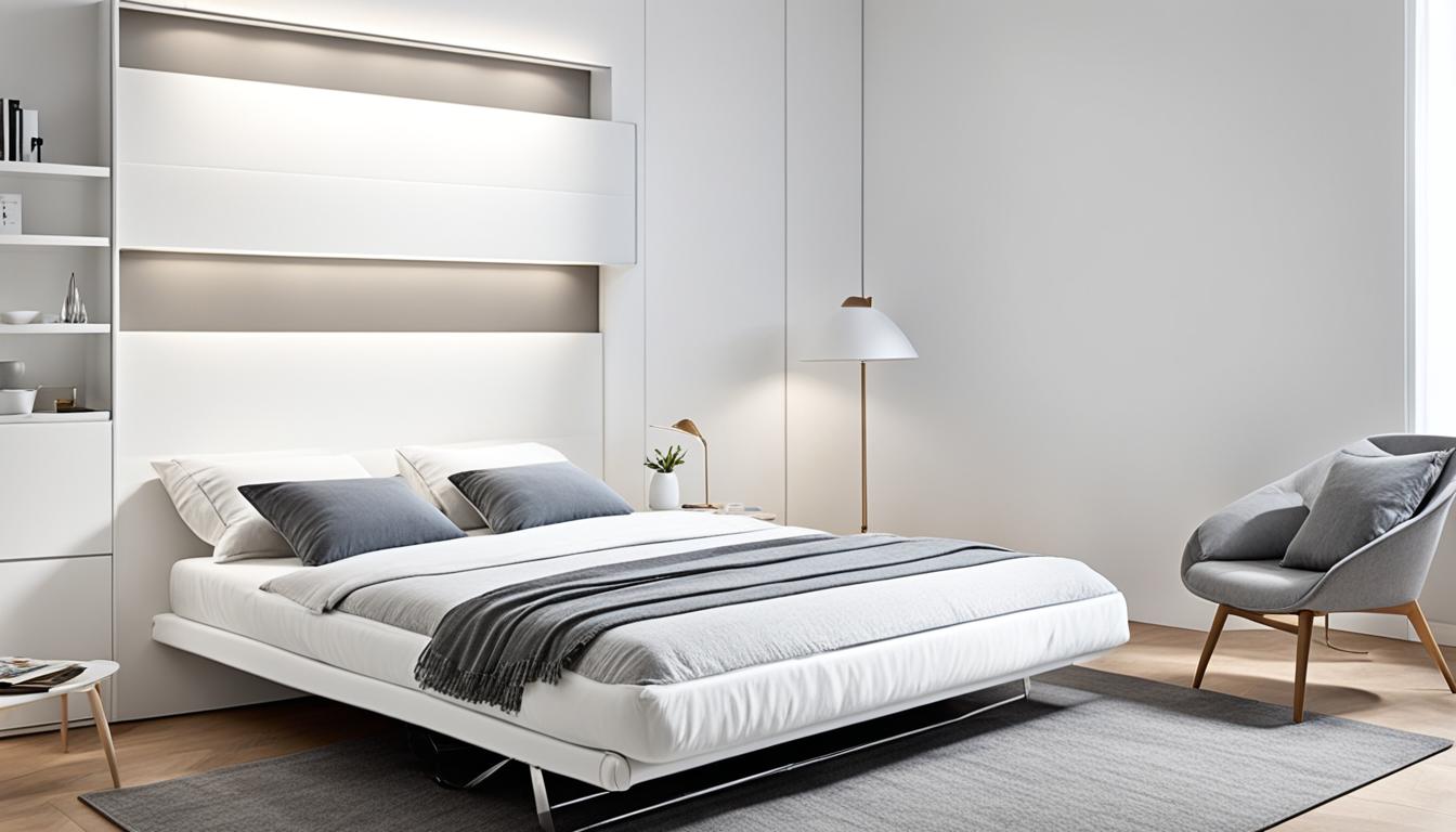 cama dobrável de parede