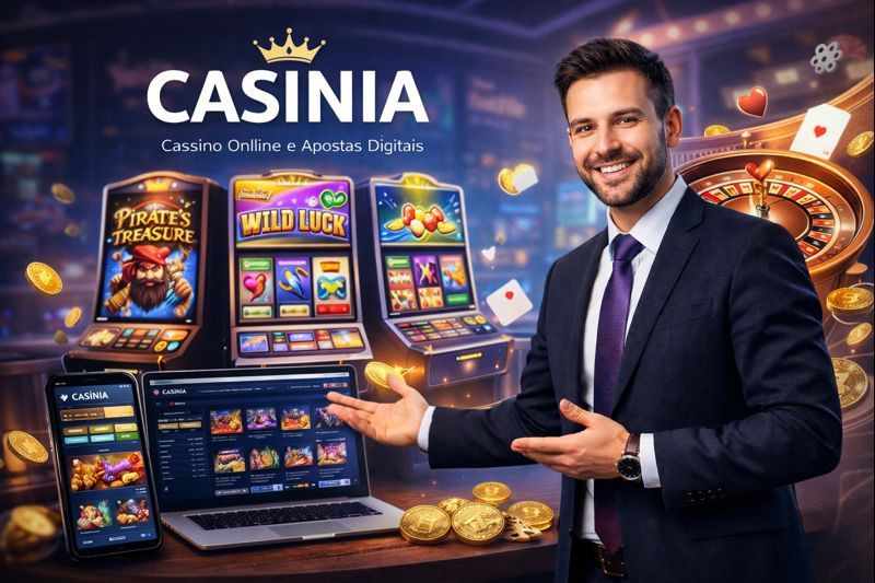 Cashback e cupom de desconto Casinia