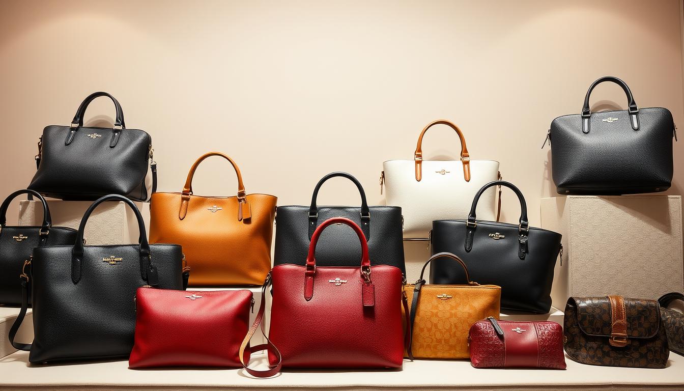 variedade de bolsas de luxo