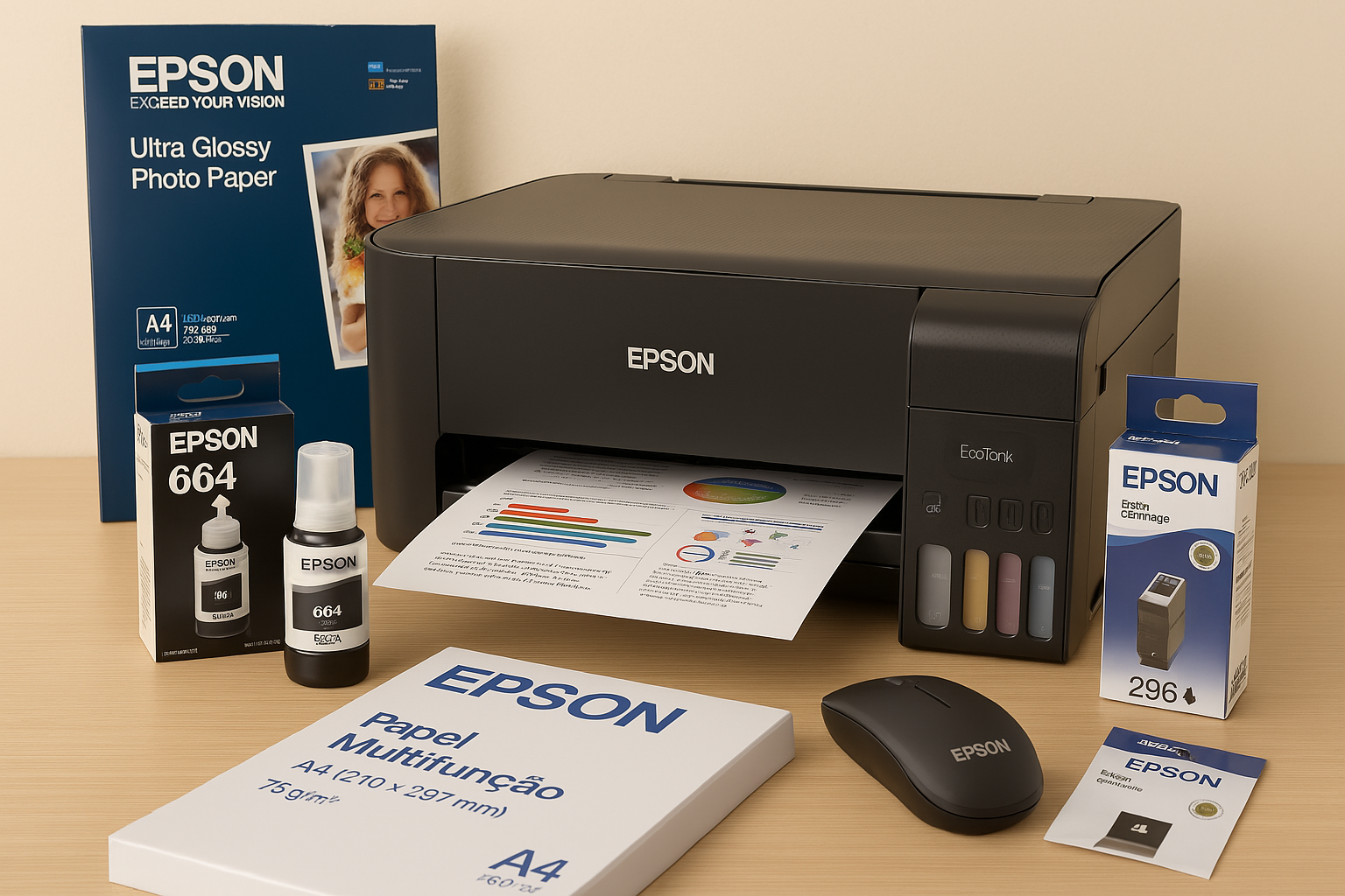 Cashback e cupom de desconto Epson