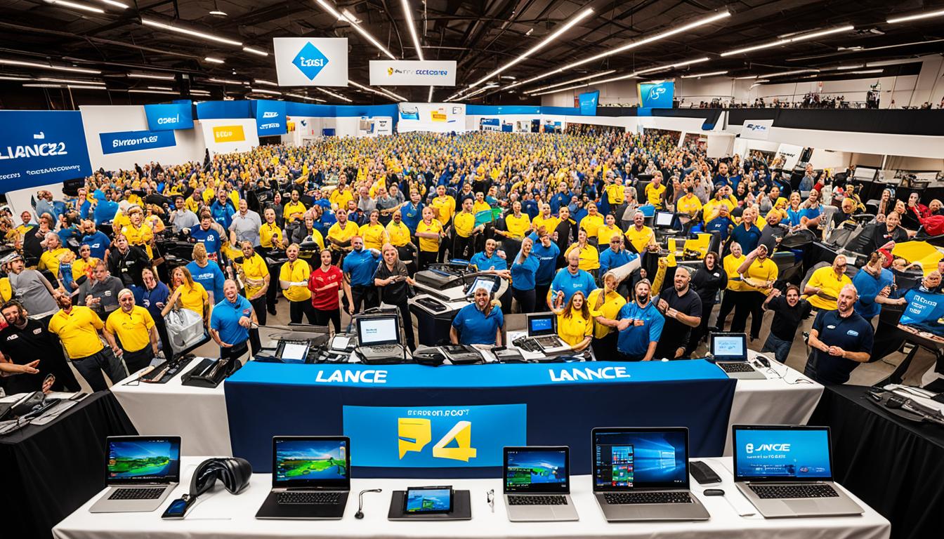 leilão de eletrônicos