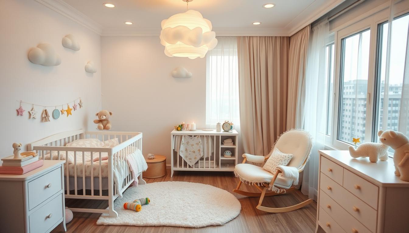 conforto no quarto do bebê