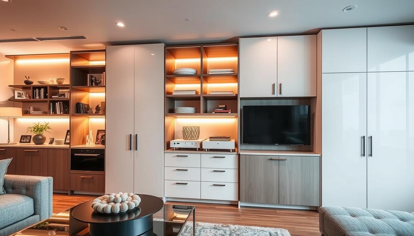 armazenamento inteligente armários planejados