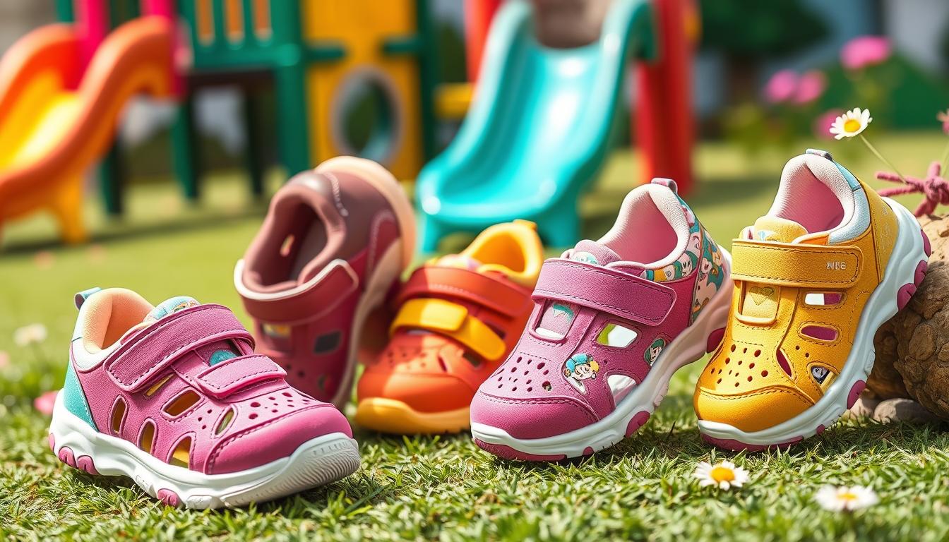 estilo e conforto em sapatos infantis