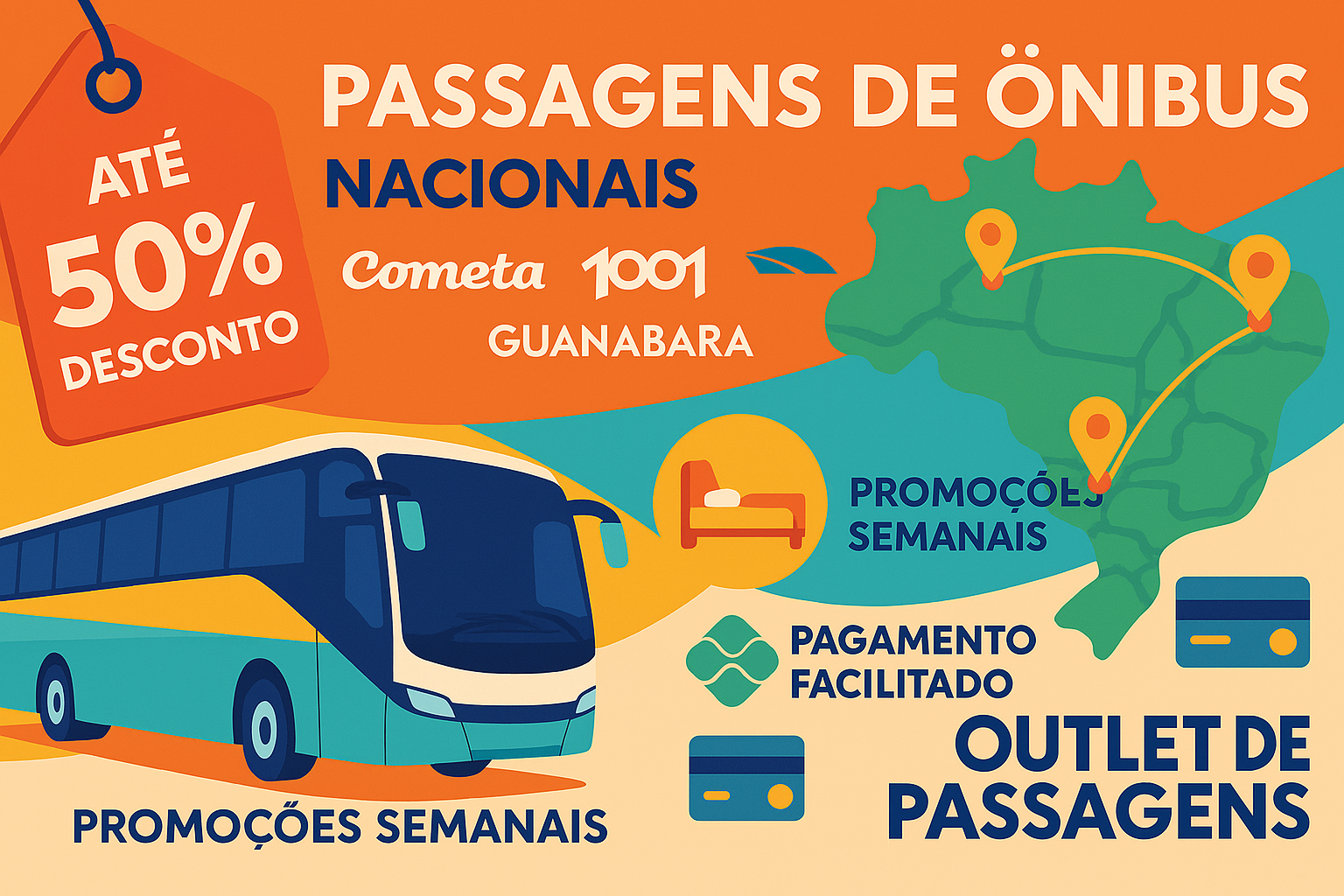 Cashback e cupom de desconto Outlet de Passagens