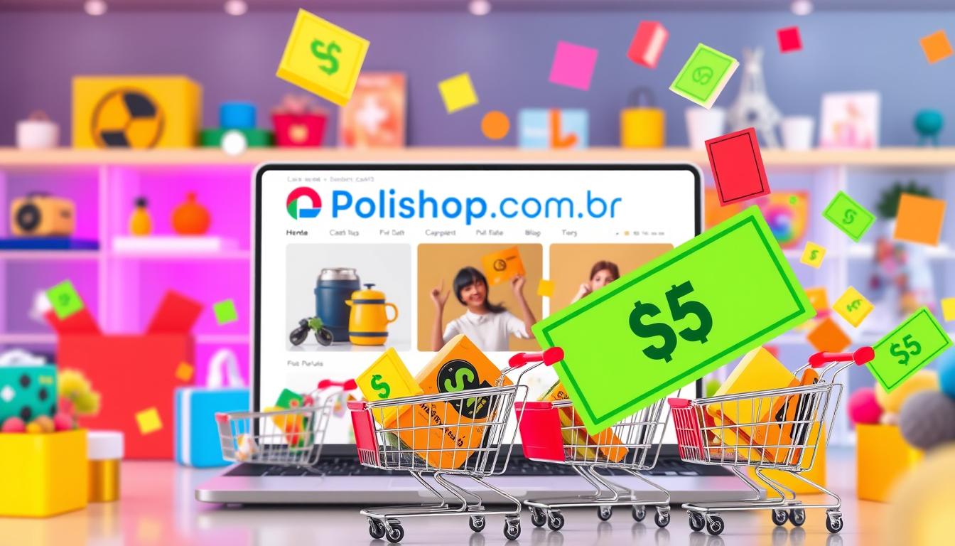 aproveite cashback na Polishop.com.br