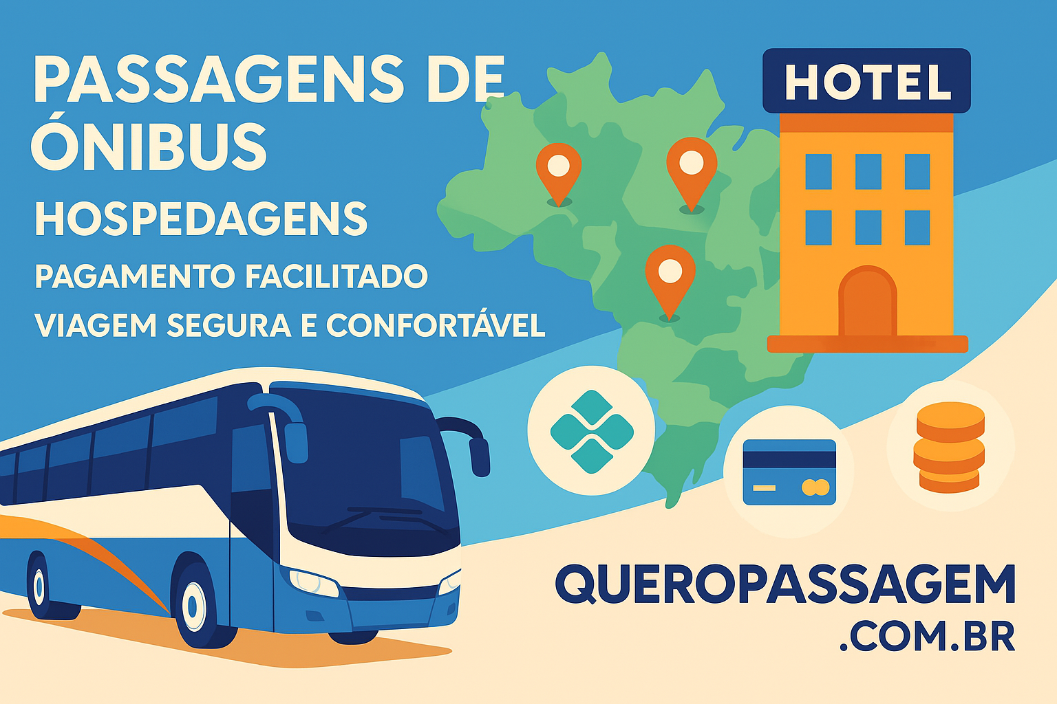 Cashback e cupom de desconto Quero Passagem