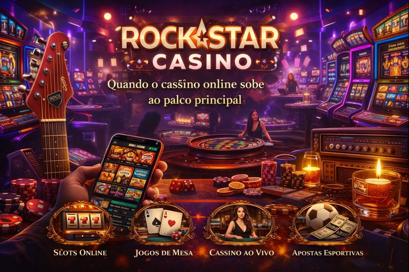 Cashback e cupom de desconto Rockstar Casino