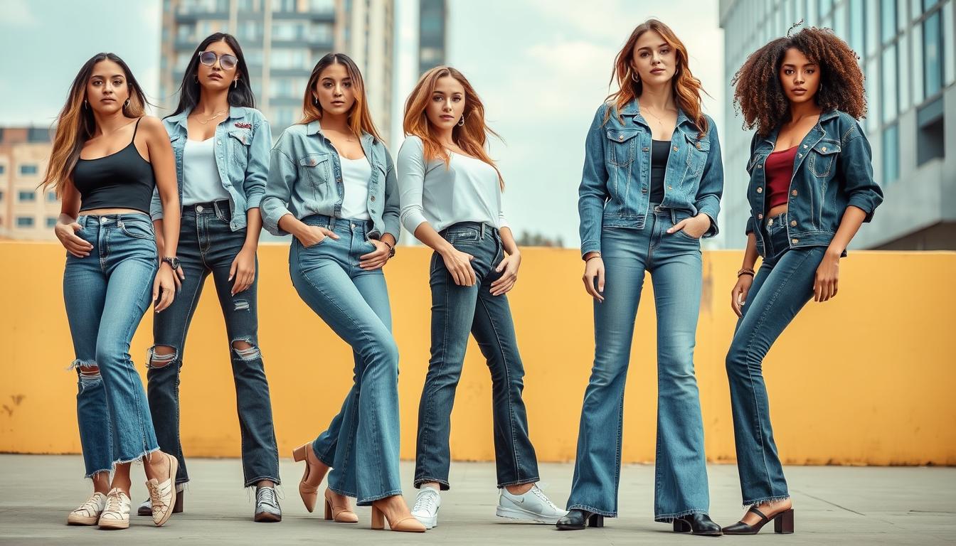 Sawary nova coleção de calças jeans para mulheres