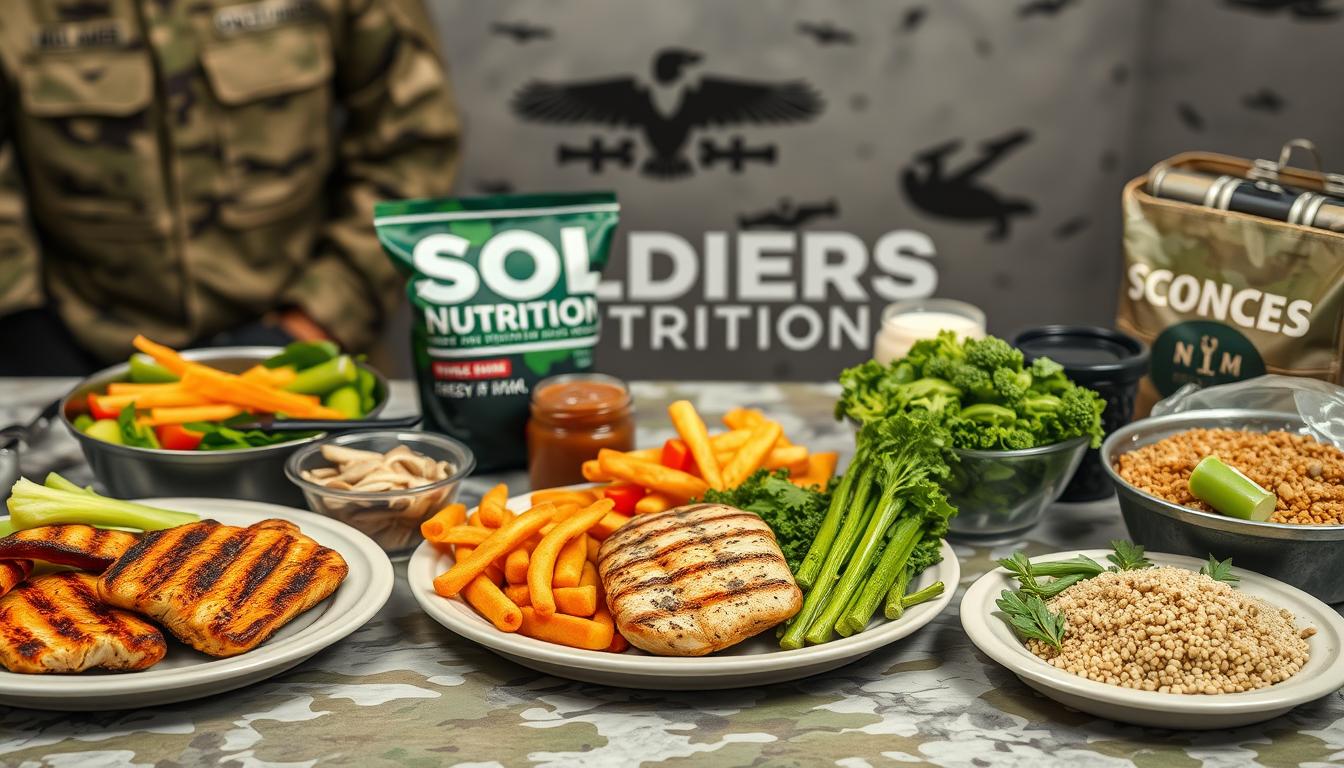 alimentação saudável para soldados