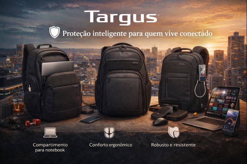 Cashback e cupom de desconto Targus