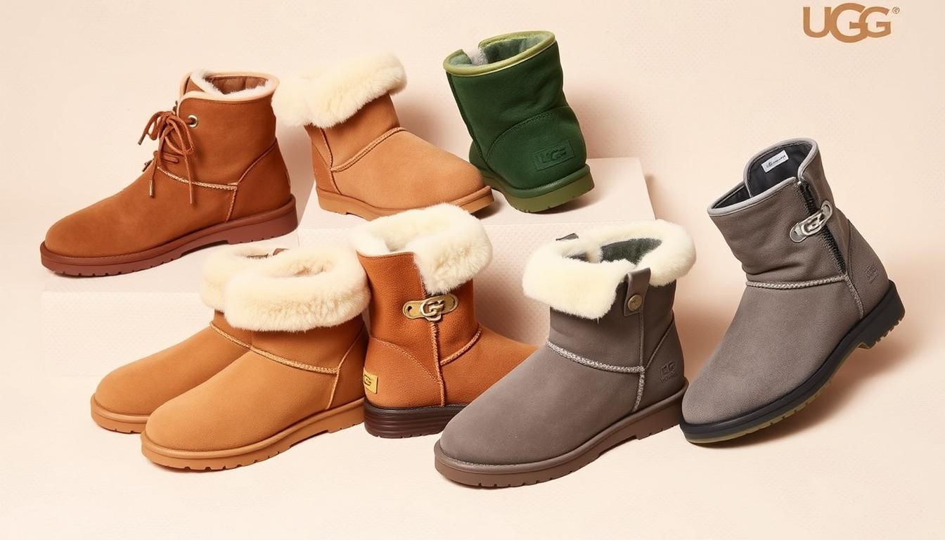 cores tendência em botas UGG