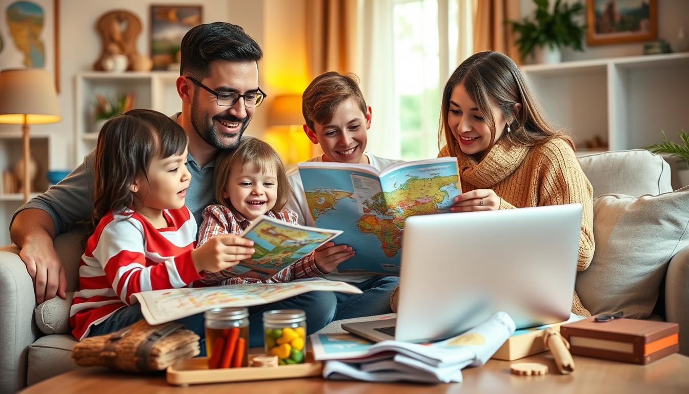 planejamento familiar em viagem