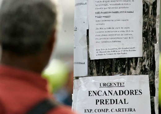 Brasil tem 4,7% de desocupados em dezembro, menor taxa desde 2002