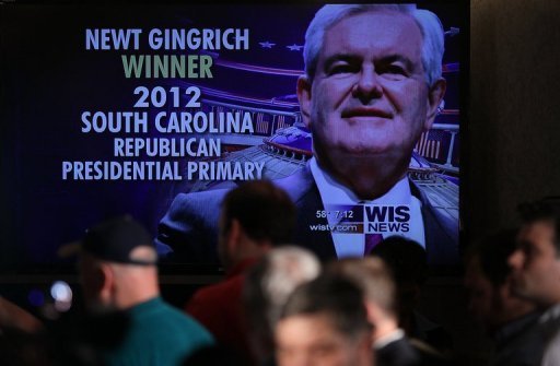 Vitória de Gingrich sobre Romney nos EUA reacende primárias republicanas