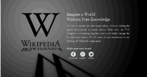 Sites realizam apagão geral contra lei de propriedade intelectual