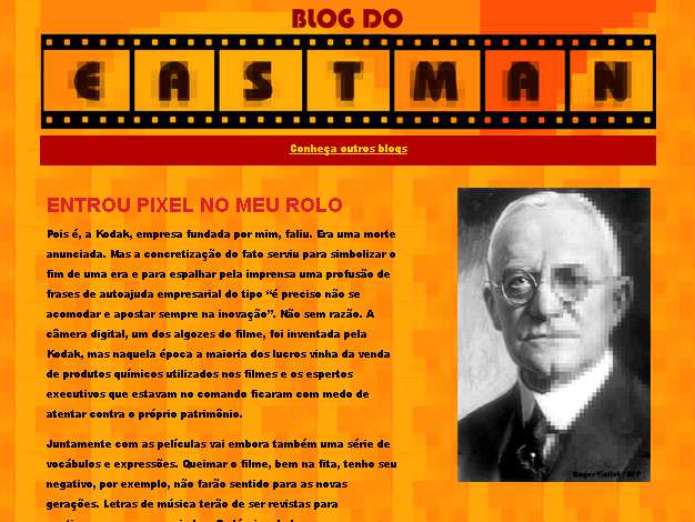 Blog do Eastman: Entrou pixel no meu rolo
