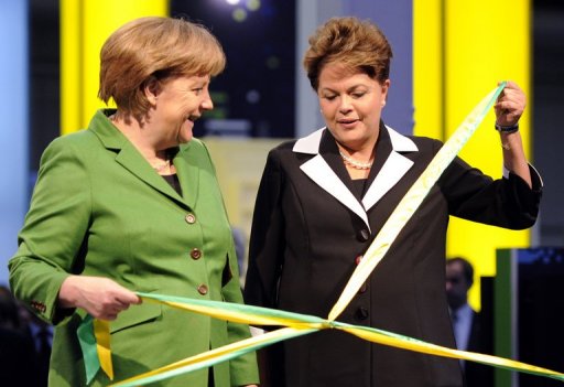Dilma e Merkel concordam sobre FMI, mas divergem sobre política monetária
