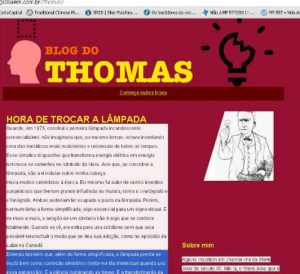 Blog do Thomas: Hora de trocar a lâmpada