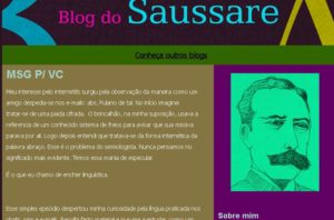 Blog do Saussure