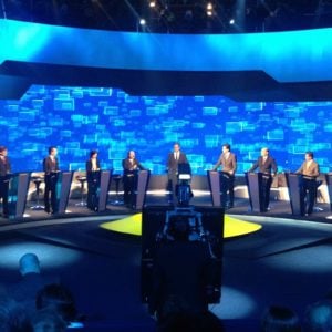 Candidatos participam de primeiro debate em São Paulo