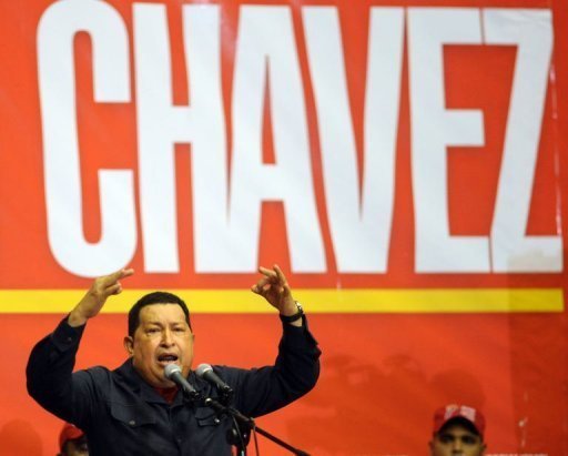 O presidente da Venezuela, Hugo Chávez. Foto: ©AFP / Leo Ramírez 