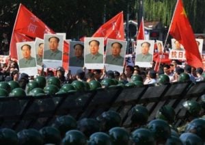 Chineses fazem novas manifestações contra o Japão