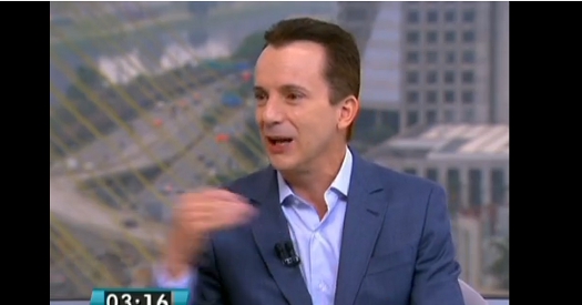 Russomanno se irrita durante entrevista à TV Globo