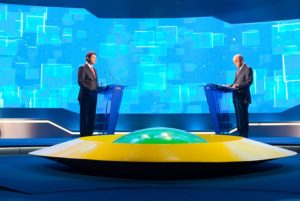 Em debate, Serra lembra José Dirceu e Haddad critica Kassab