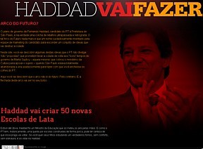 Site falso de Haddad foi criado por campanha de Serra, diz jornal 