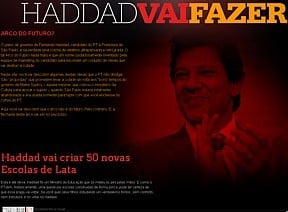 Site falso de Haddad foi criado por campanha de Serra, diz jornal