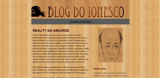Blog do Ionesco: O Reality do Absurdo