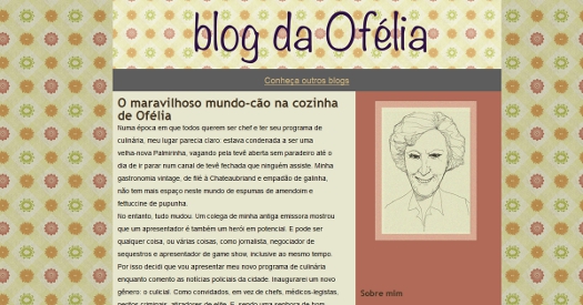 O maravilhoso mundo-cão na cozinha de Ofélia