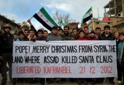 Tristes festas para os cristãos da Síria