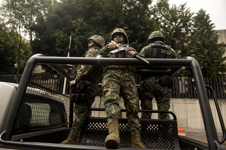 O primeiro narco-troféu do presidente mexicano