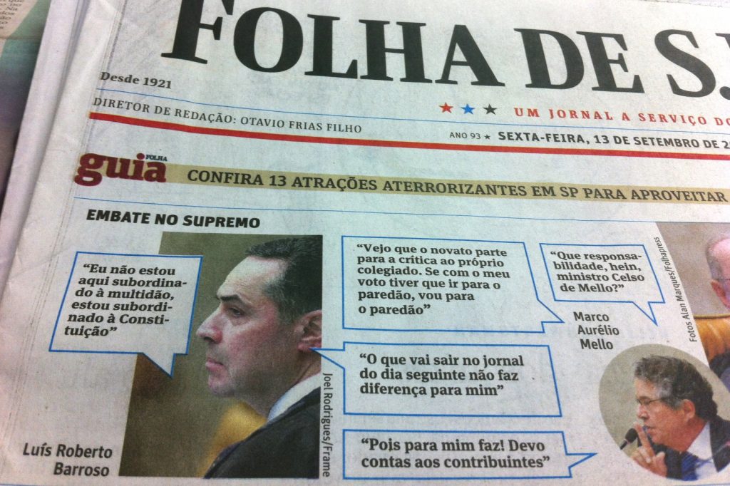 Jornais começam a pressionar Celso de Mello