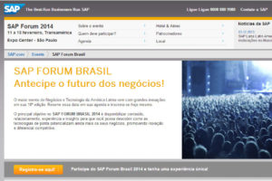 SAP Forum 2014 vai reunir 9 mil pessoas em SP