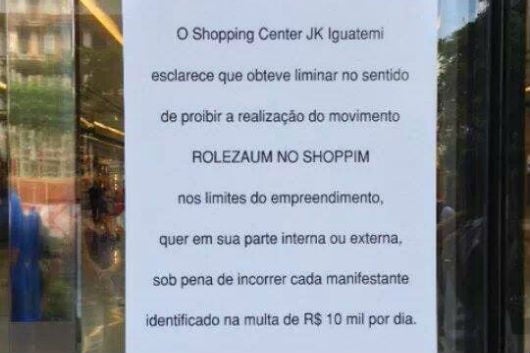 Juízes divergem em decisões sobre “rolezinhos”
