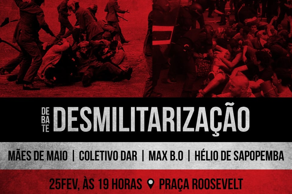 Desmilitarização da polícia é tema de debate em São Paulo
