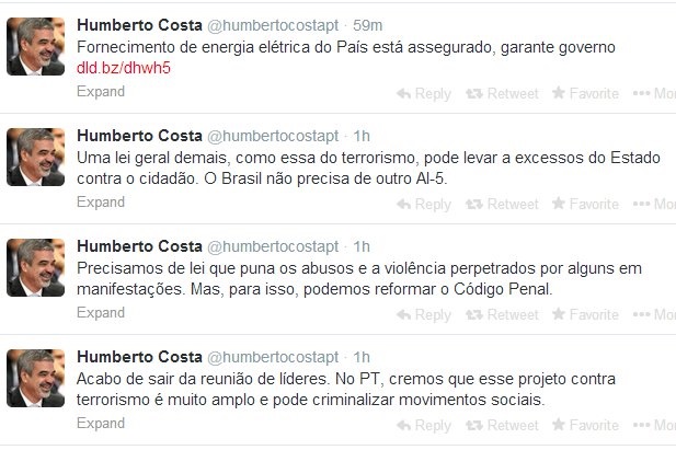 “O Brasil não precisa de outro AI-5”, diz petista