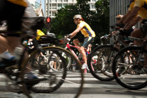 A via-crúcis dos ciclistas em São Paulo