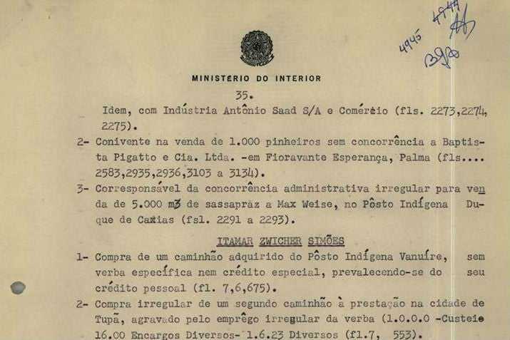 Filho de acusado de torturar índios atua na CNV. Para coordenadora, não há conflito