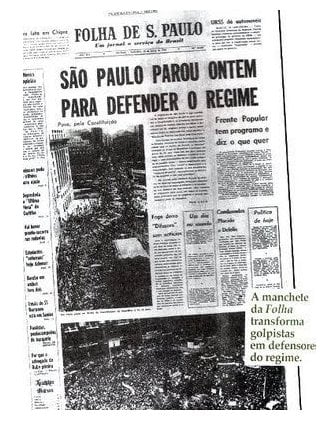 Apoio à ditadura: o pedido de perdão que nunca veio dos jornais