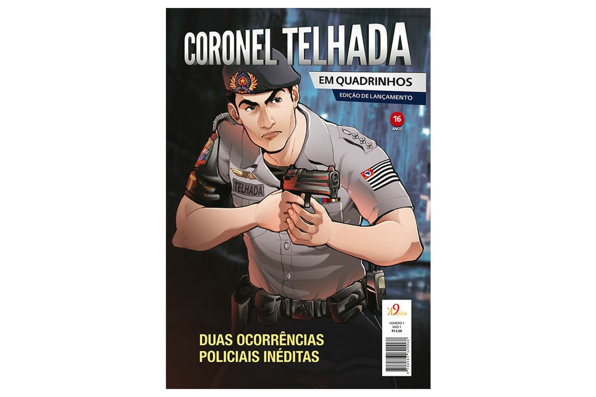 Coronel Telhada vira herói de história em quadrinhos