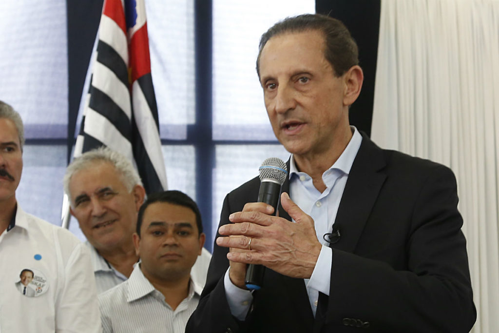 O PT e o PSDB são nossos adversários, diz Skaf