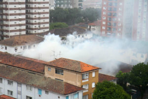 “Avião estava pegando fogo no ar”, diz testemunha de acidente